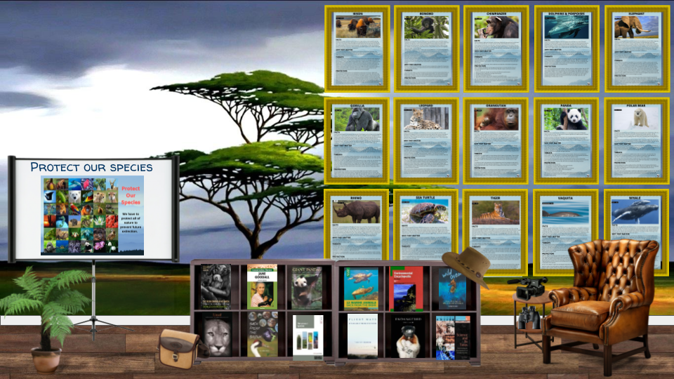Virtual Display - Earth Day - Protect Our Species